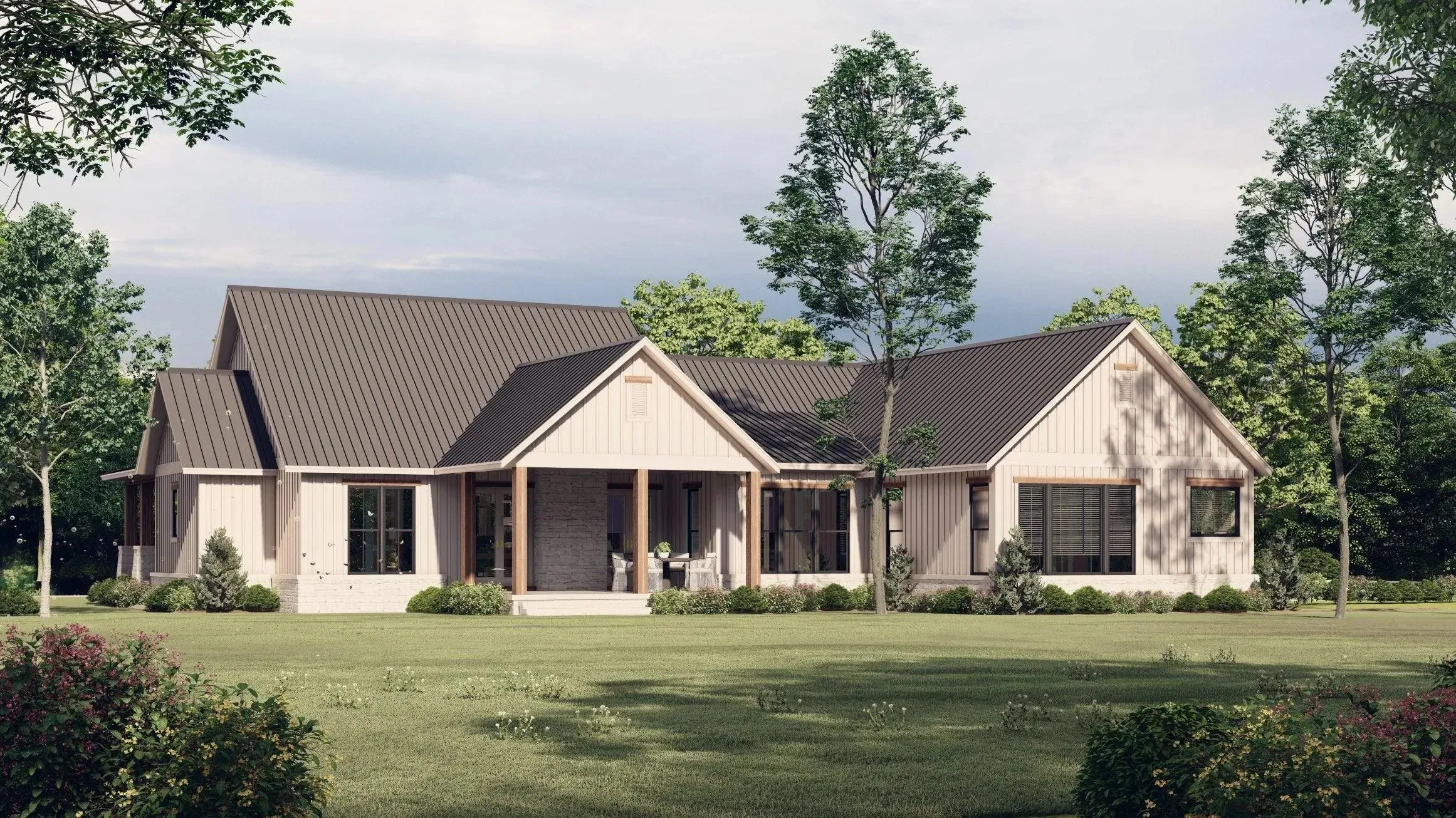 Elegant 3-Bedroom Home with Spacious Porches
