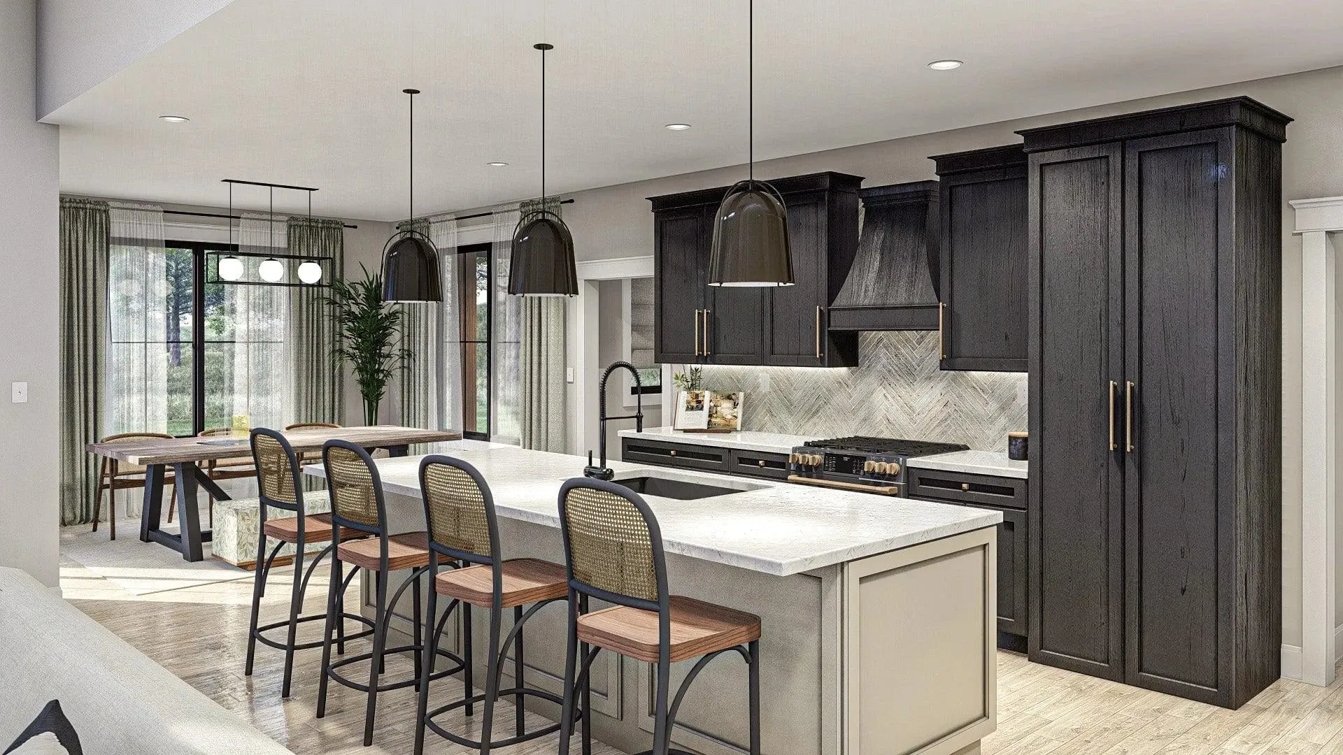 Elegant 4-Bedroom Home with Spacious Living Areas and Modern Amenities