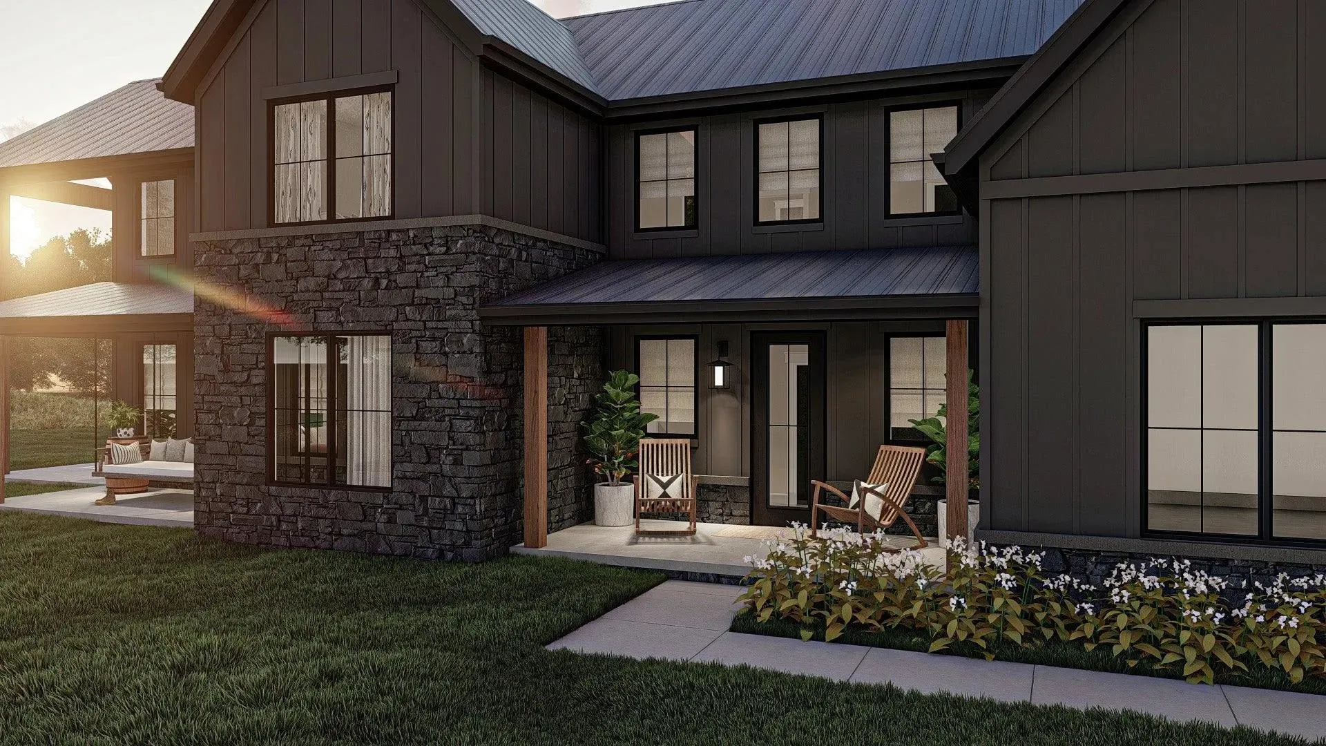 Elegant 4-Bedroom Home with Spacious Living Areas and Modern Amenities