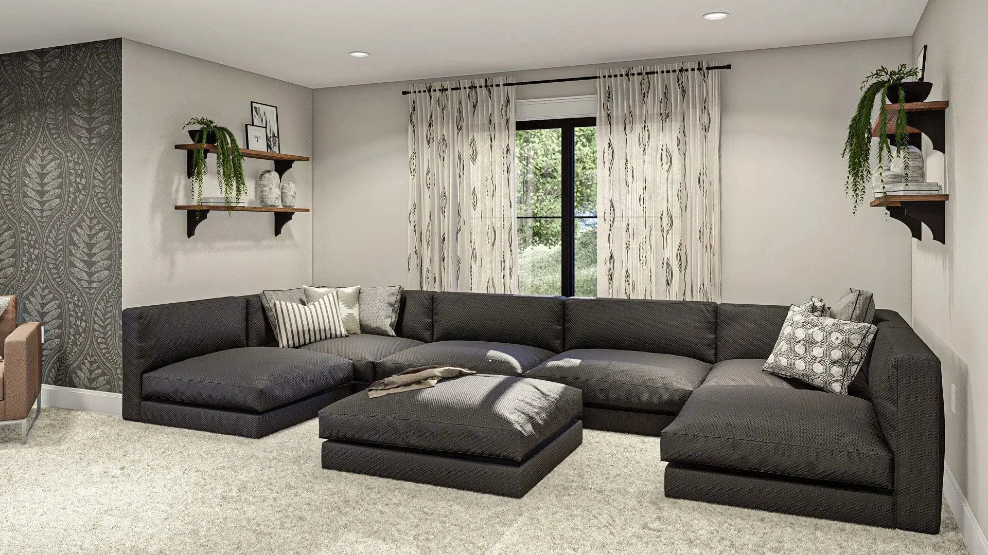 Elegant 4-Bedroom Home with Spacious Living Areas and Modern Amenities