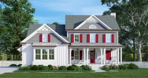 Elegant Family Home with Spacious Layout and Inviting Porches