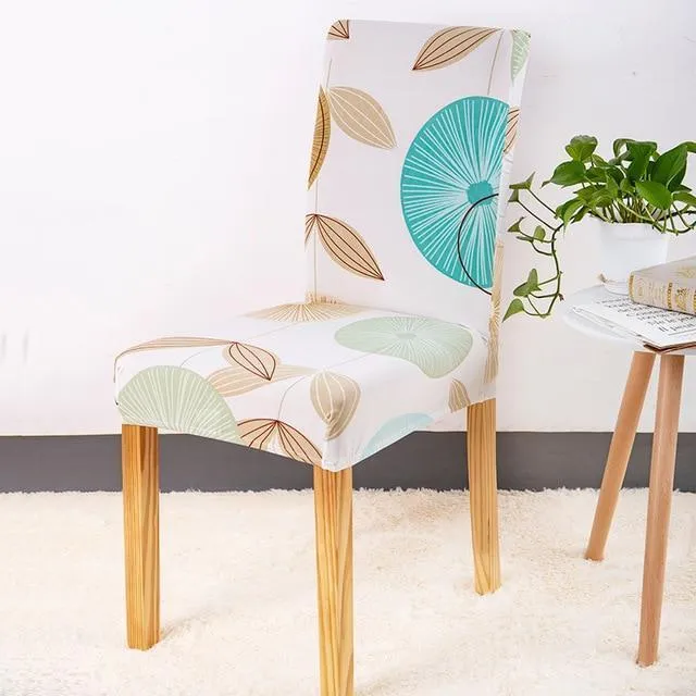 Elegant Style Multi-colored Chair Cover