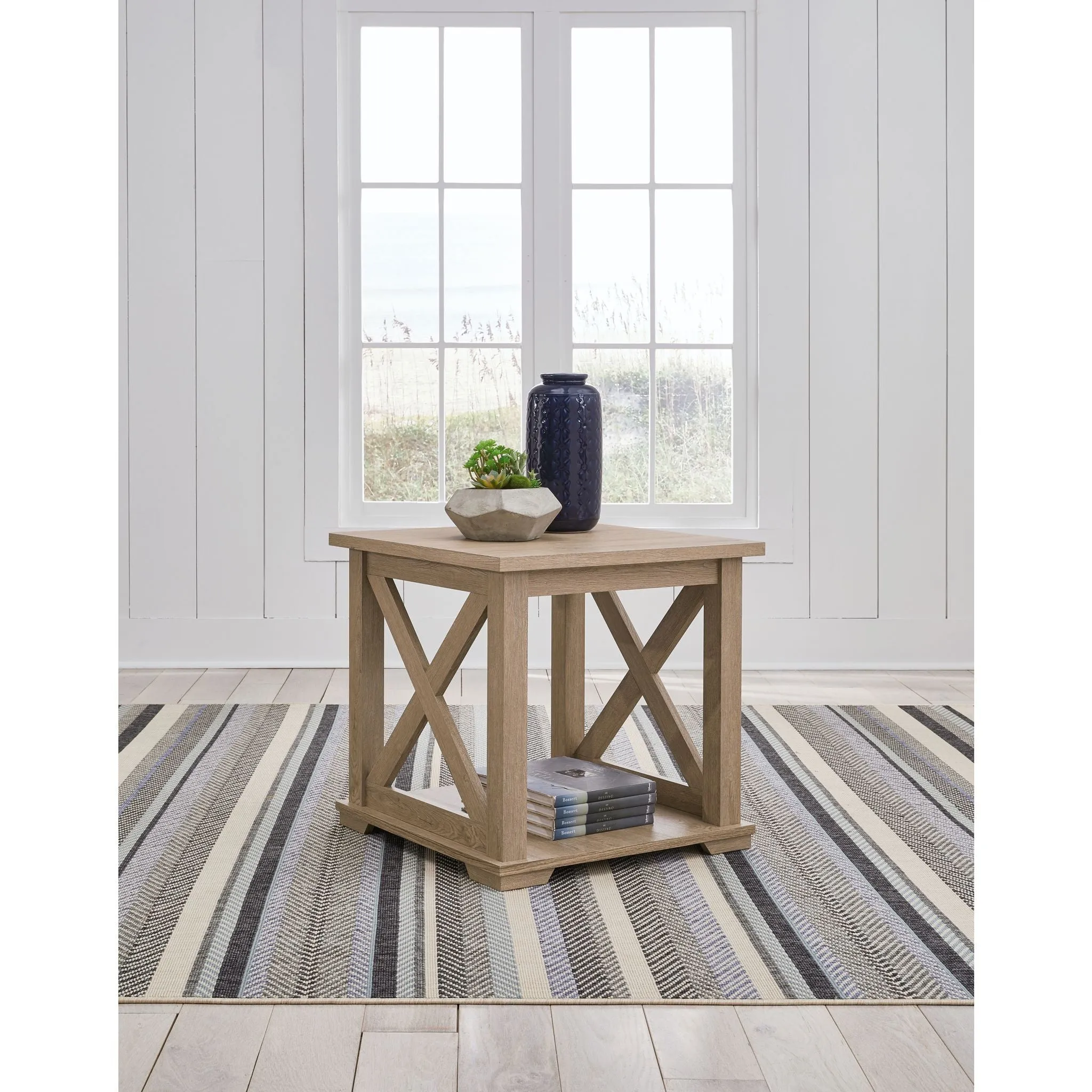 Elmferd Square End Table
