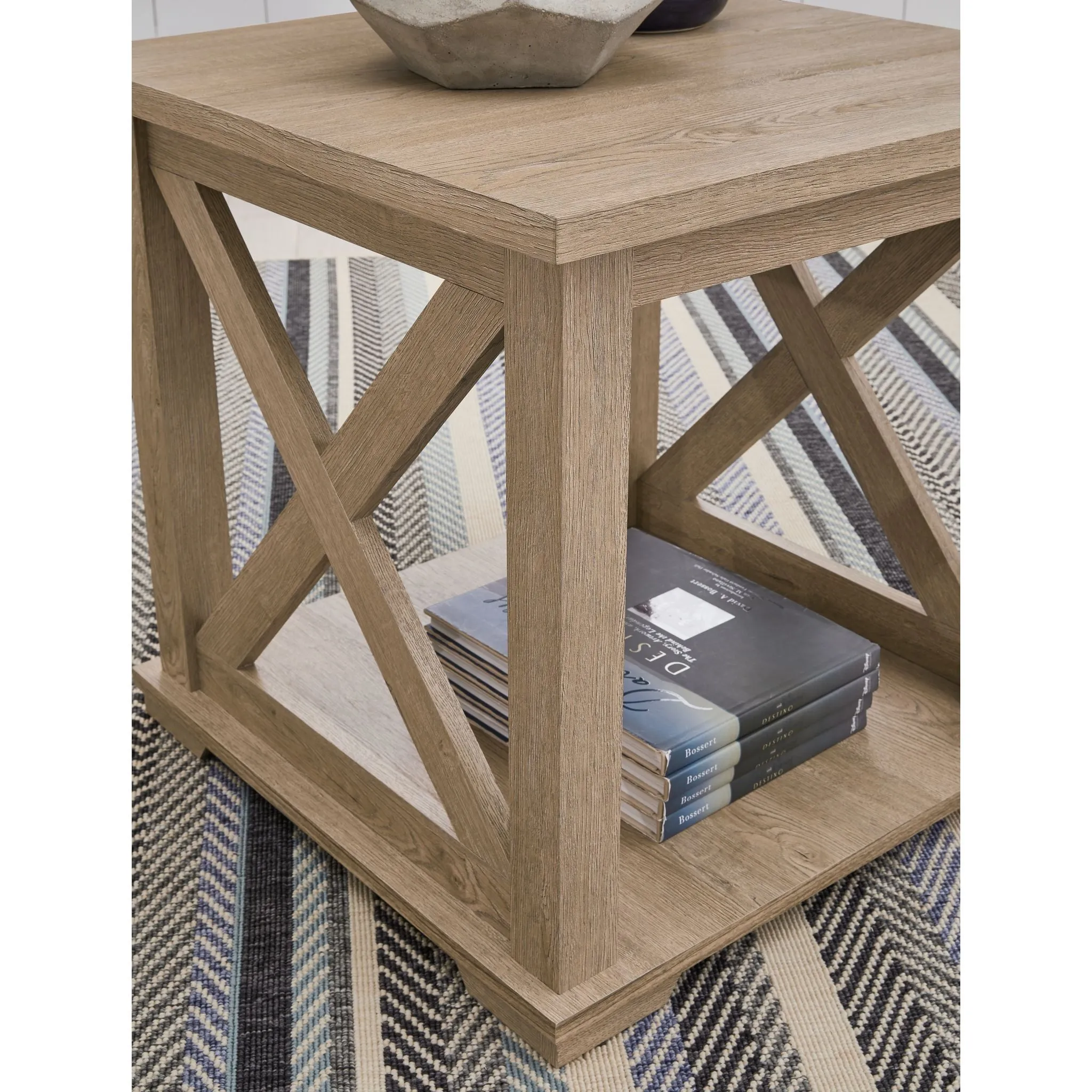 Elmferd Square End Table