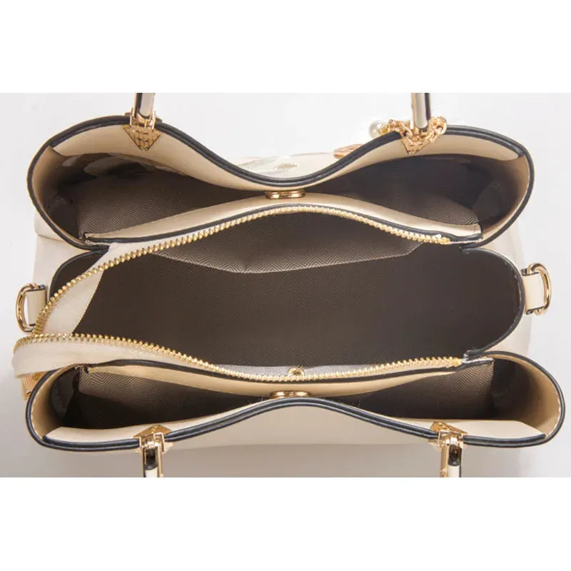 Embroidered Large Capacity Shoulder Bag