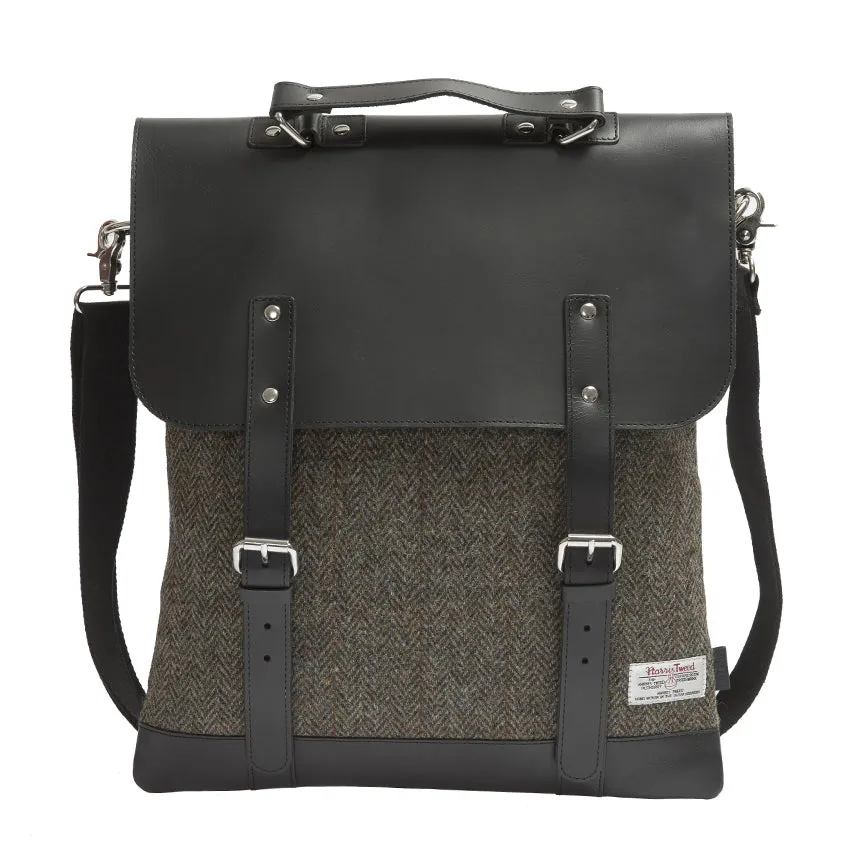 Enter Accessories Harris Tweed Messenger Tote