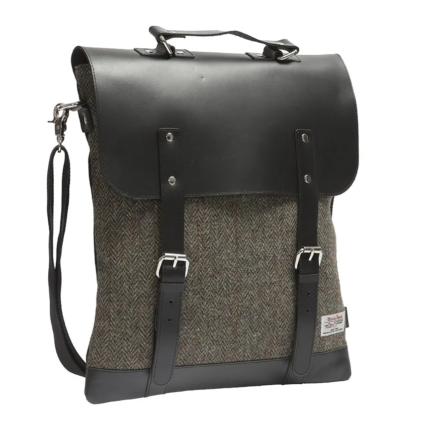 Enter Accessories Harris Tweed Messenger Tote