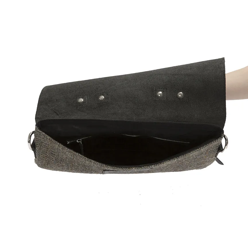 Enter Accessories Harris Tweed Messenger Tote