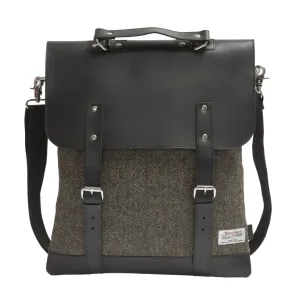 Enter Accessories Harris Tweed Messenger Tote