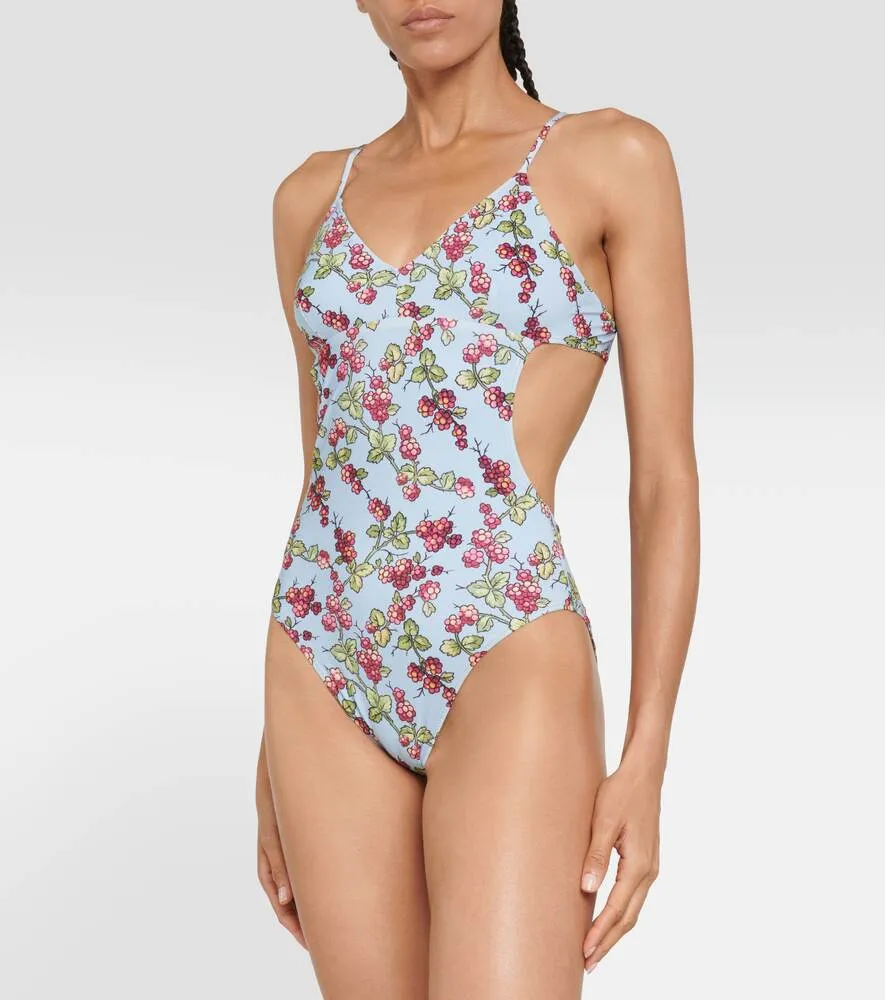 ETRO floral swimsuit, multi-colored