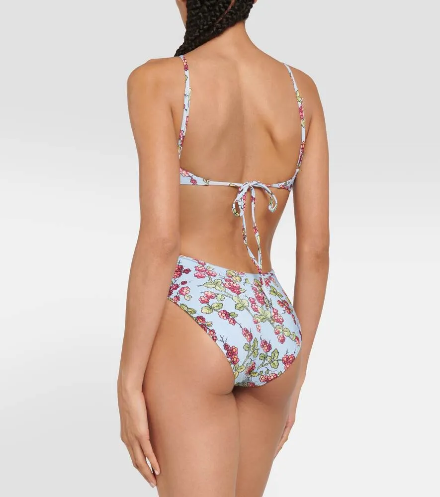ETRO floral swimsuit, multi-colored