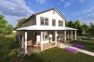 Experience Modern Living in This Spacious 4-Bedroom Barndominium Style Home