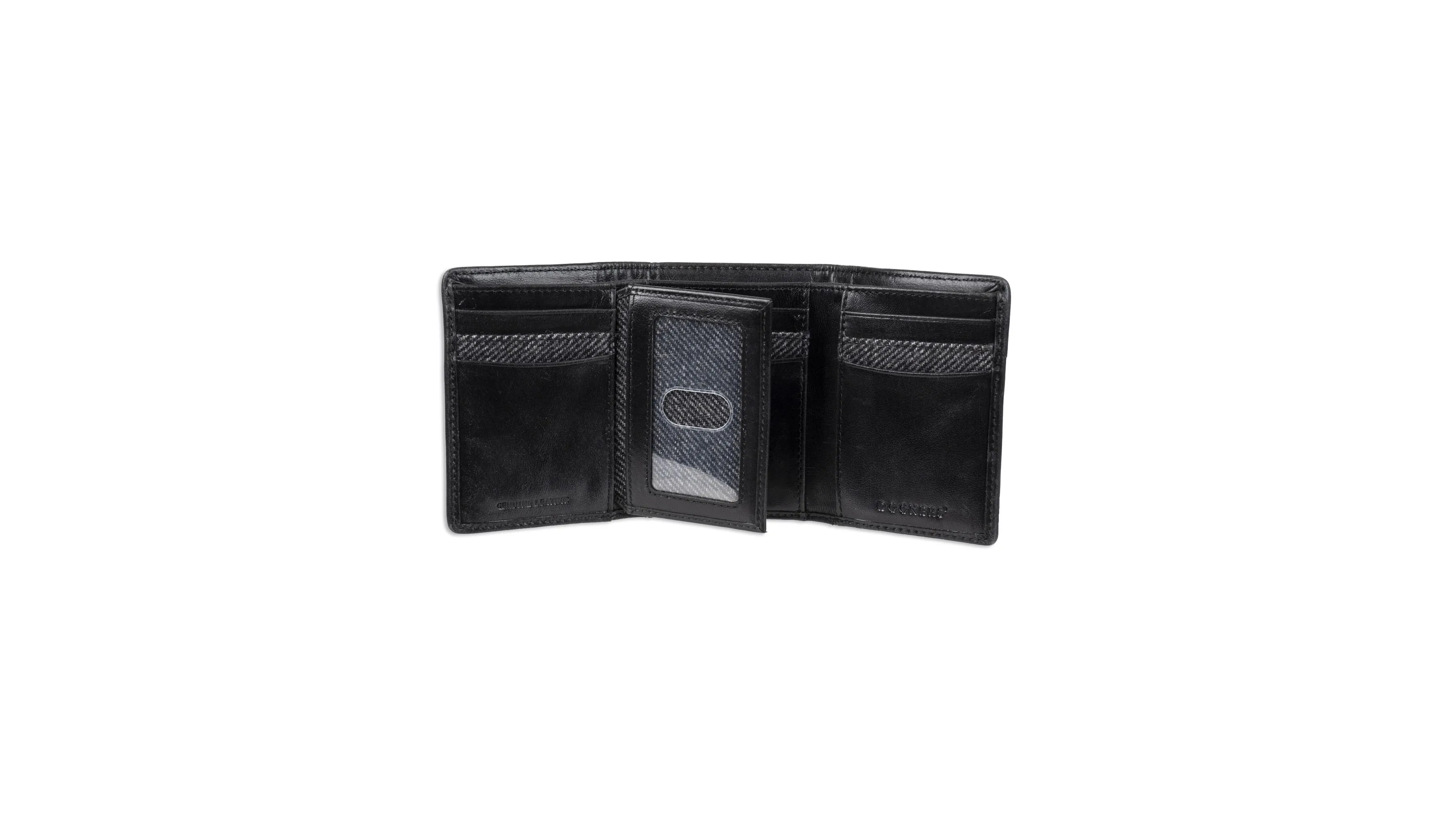 Extra Capacity Trifold Herringbone Wallet