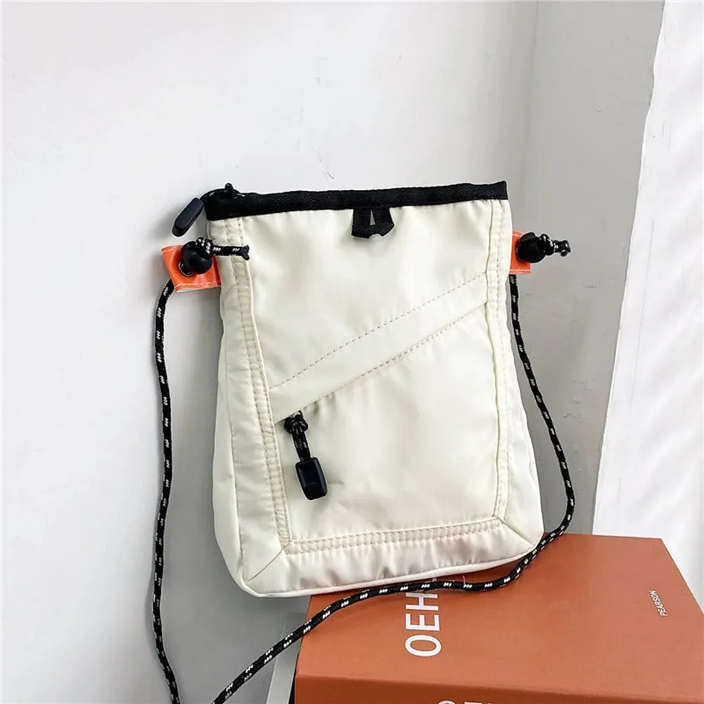 Fashion Small Square Messenger Bag Mini Waterproof Travel Bag Casual Shoulder Bag Men Women Mobile Phone Bag Crossbody Bag