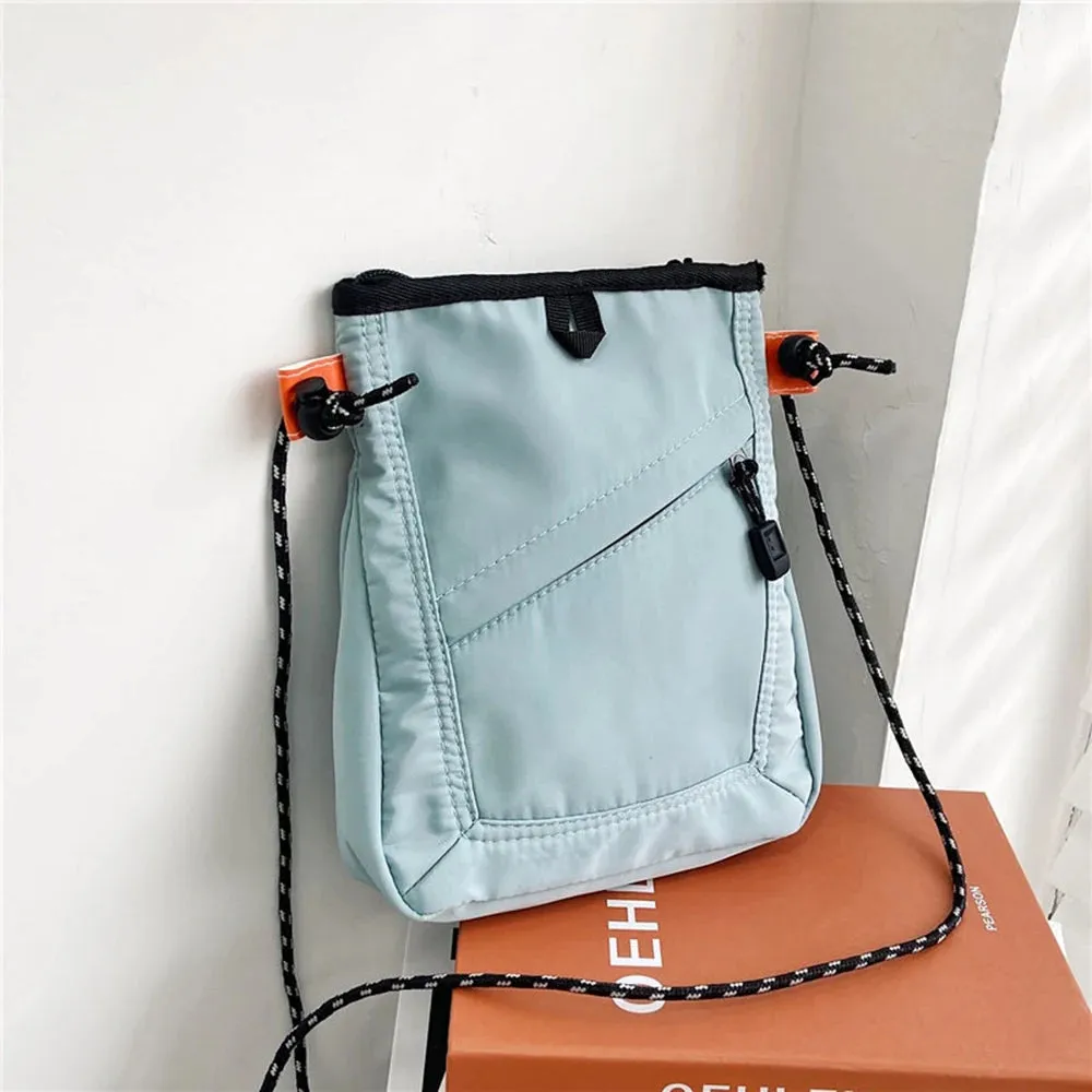 Fashion Small Square Messenger Bag Mini Waterproof Travel Bag Casual Shoulder Bag Men Women Mobile Phone Bag Crossbody Bag