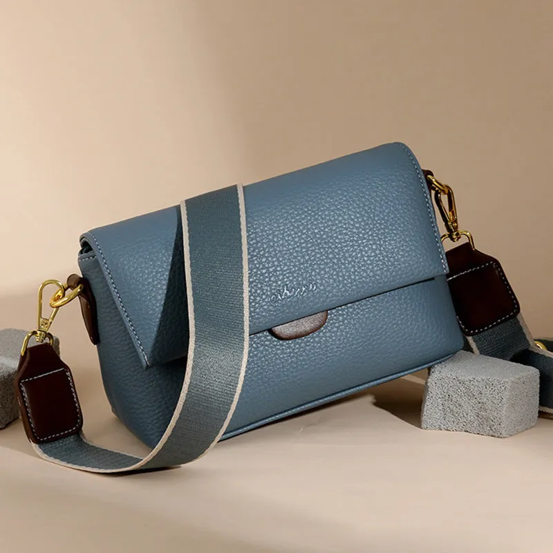 Faux Leather Crossbody Cell Phone Purse with 2 Shoulder Strap