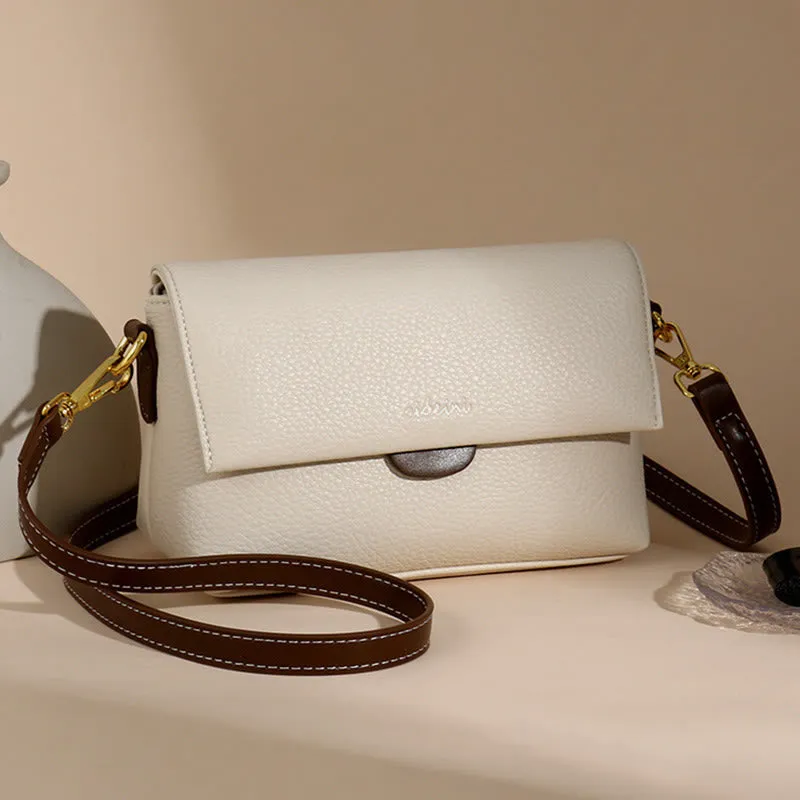 Faux Leather Crossbody Cell Phone Purse with 2 Shoulder Strap