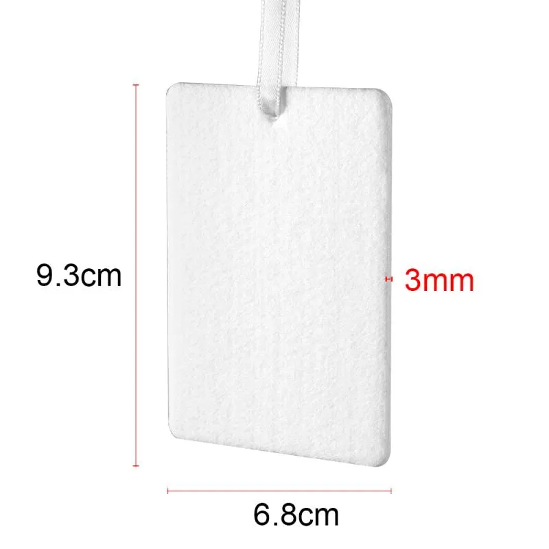 Felt Air Freshener - Rectangle - Sheet of 8
