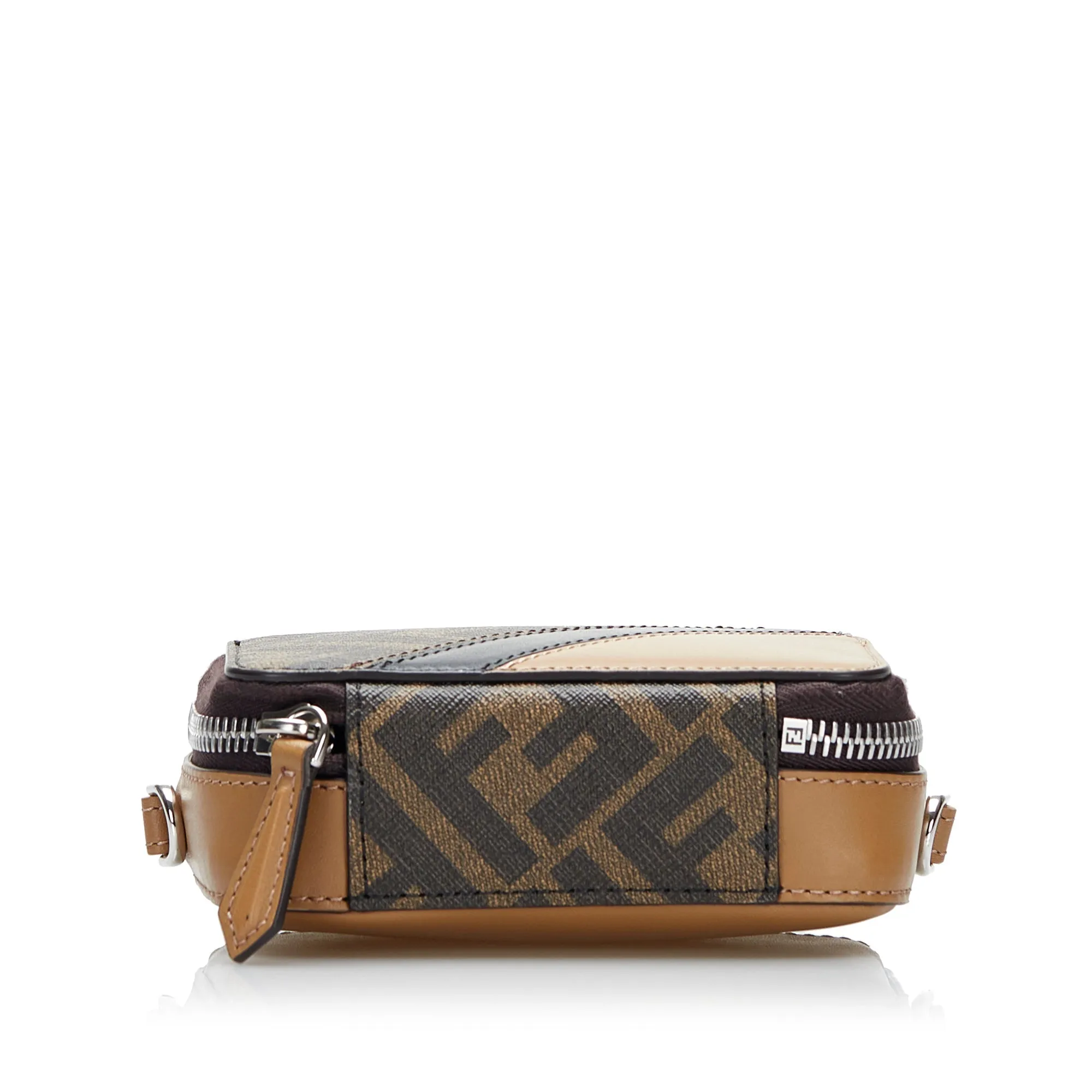 Fendi FF Zucca Camera Bag Brown