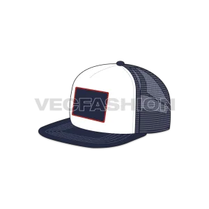 Flat Brim Trucker Hat
