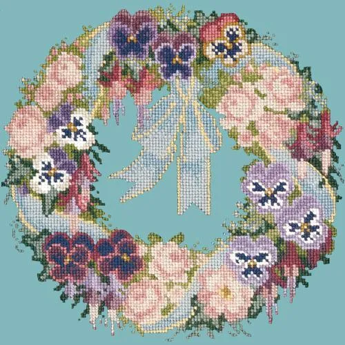 Garland of Pansies