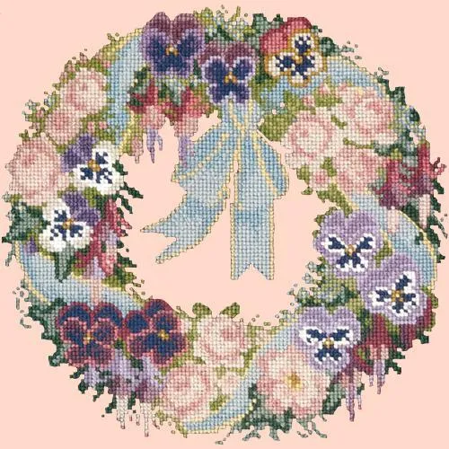 Garland of Pansies