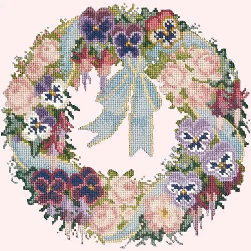 Garland of Pansies