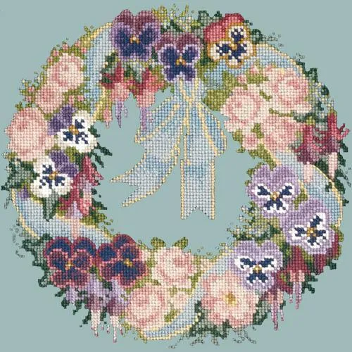 Garland of Pansies