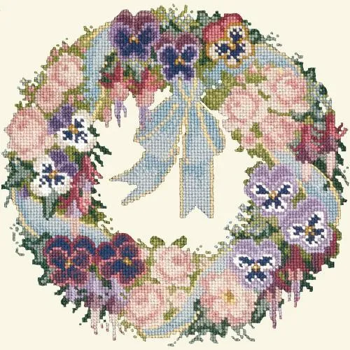 Garland of Pansies