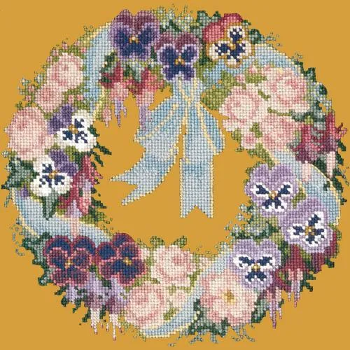 Garland of Pansies