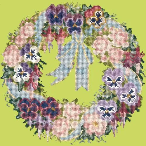 Garland of Pansies