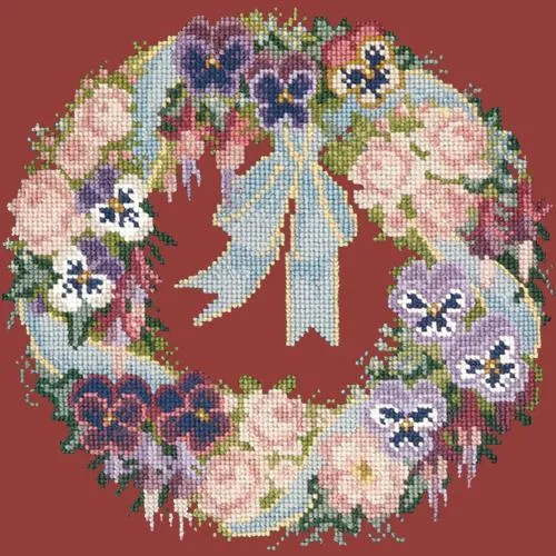 Garland of Pansies