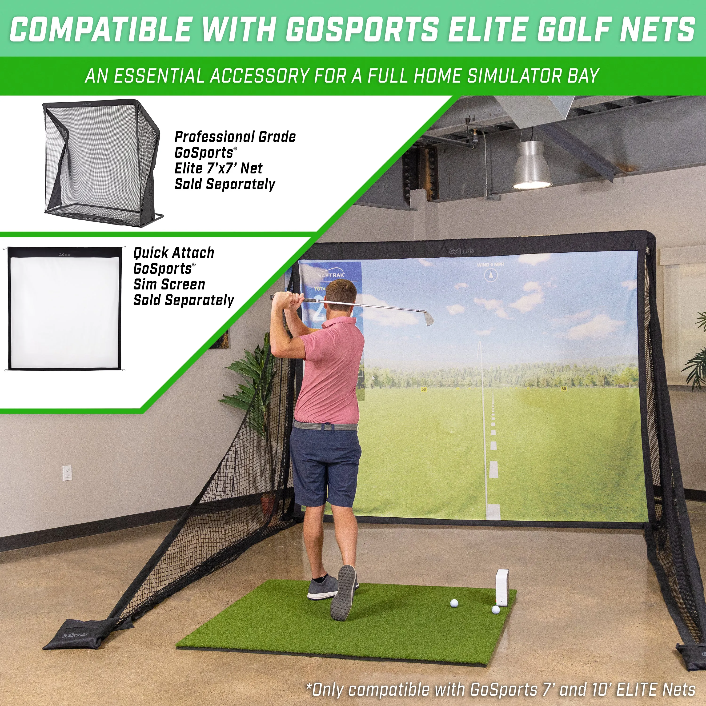 GoSports ELITE Shank Net Golf Accessory