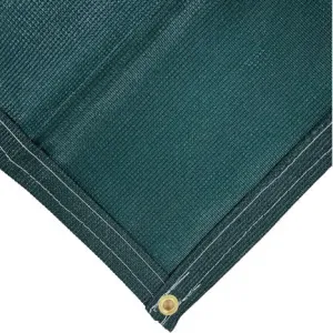 Green 86% Super Shade Mesh Tarp 6' x 20'