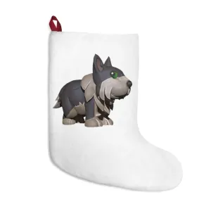 Grey Dog Christmas Stockings