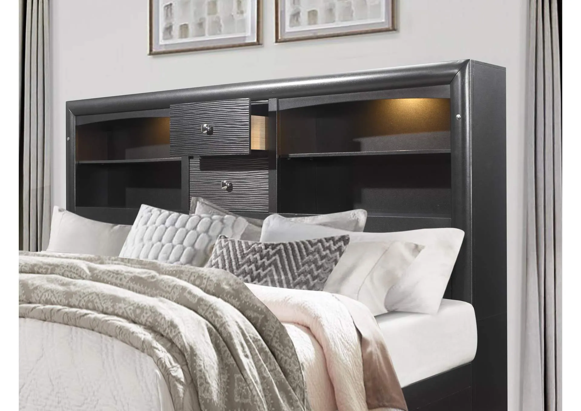 Grey Jordyn Full Bed