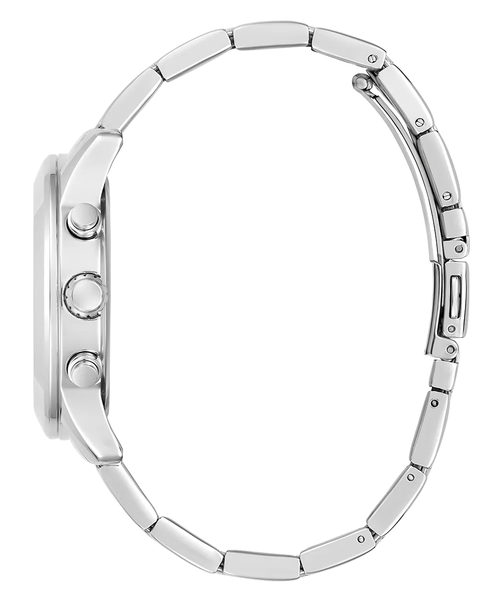 GUESS Ladies Silver Tone Multi-function Watch
