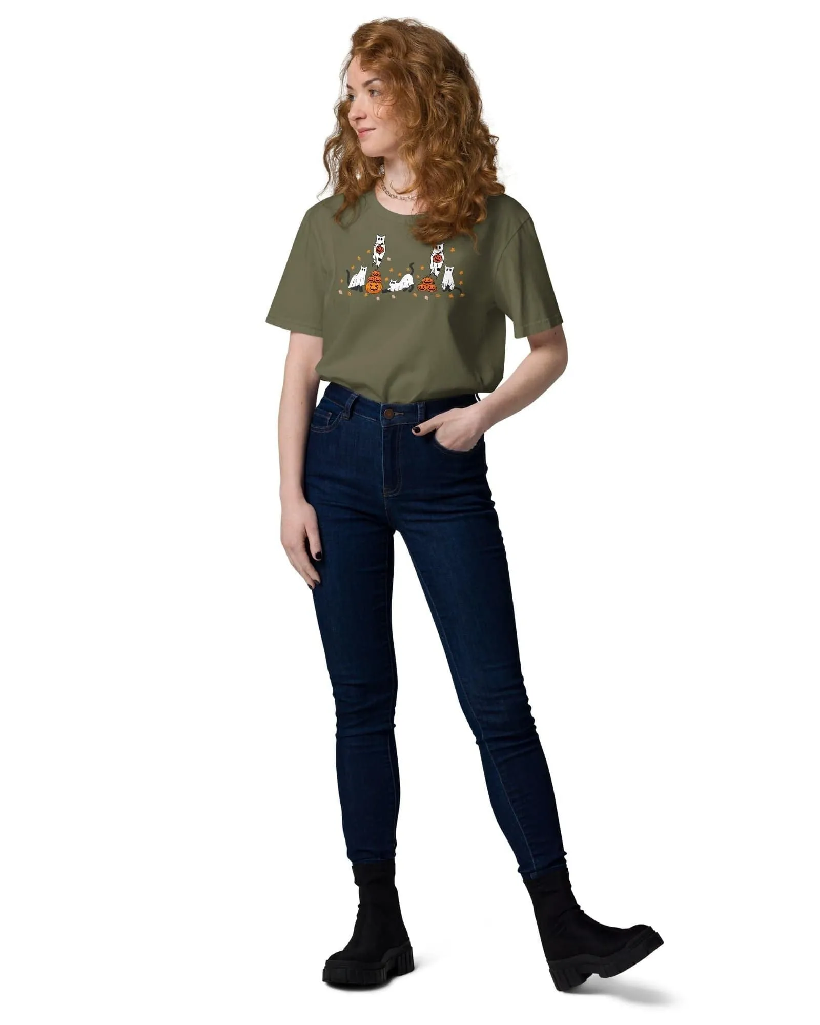 Halloween Shirt: Charming Cat Hosts