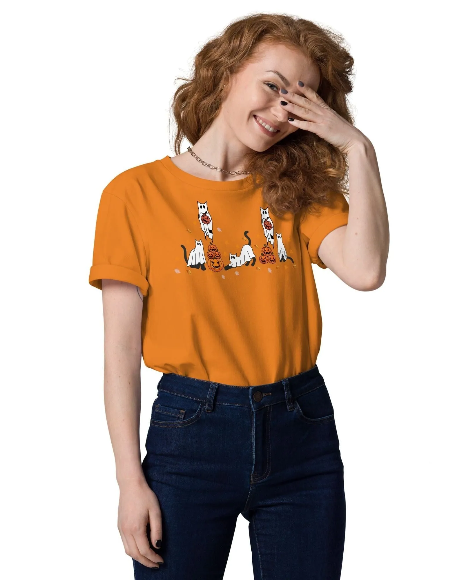 Halloween Shirt: Charming Cat Hosts
