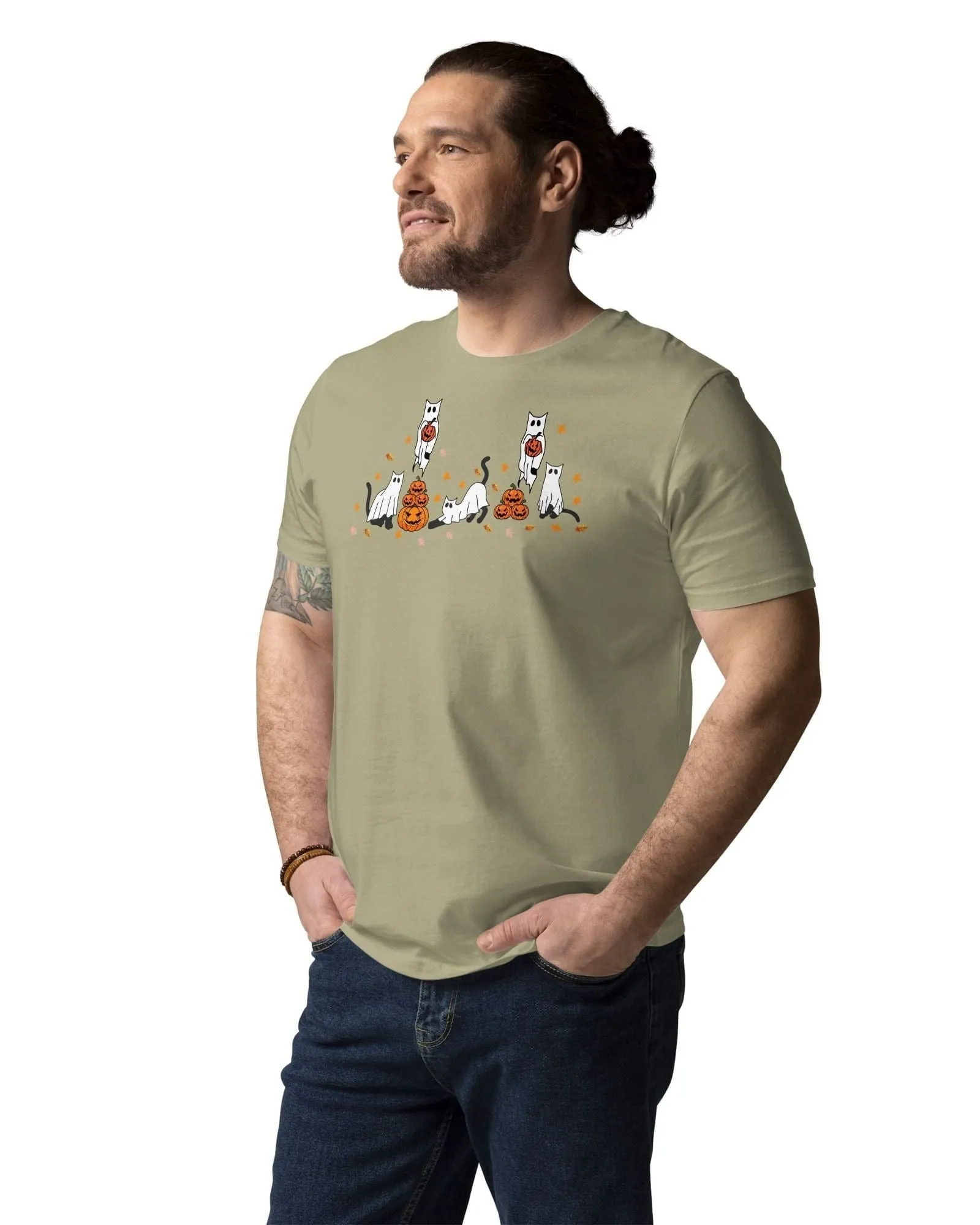 Halloween Shirt: Charming Cat Hosts