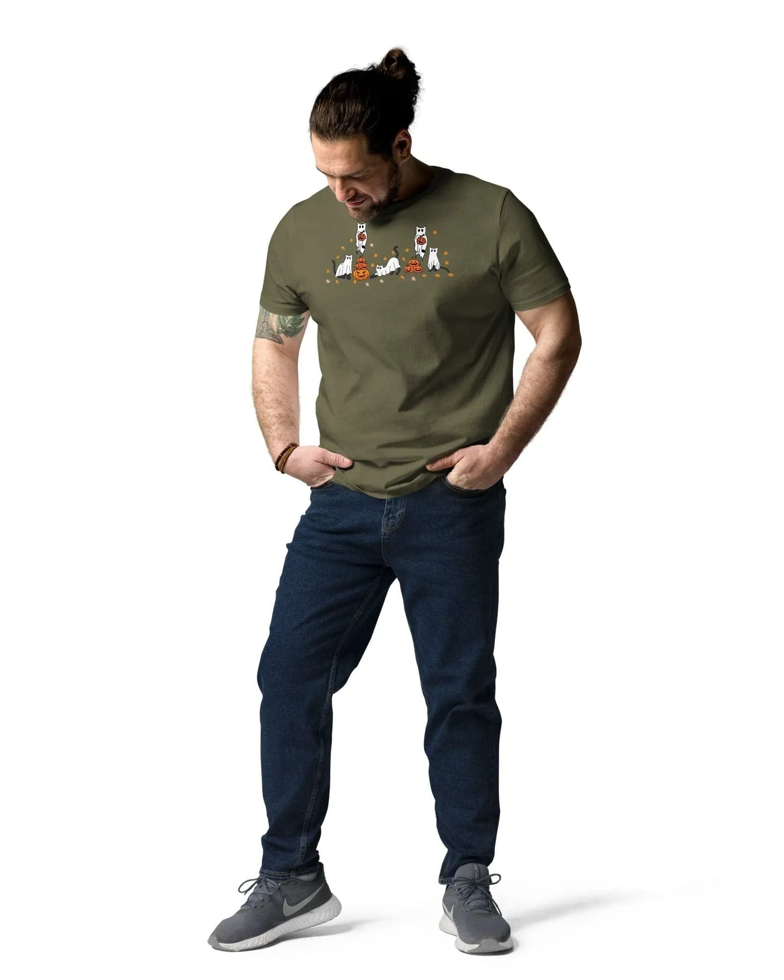 Halloween Shirt: Charming Cat Hosts