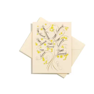 Happy Anniversary Tree of Life Card