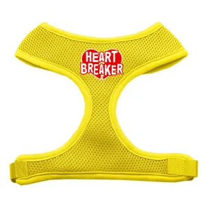 Heart Breaker Soft Mesh Harnesses Yellow Large