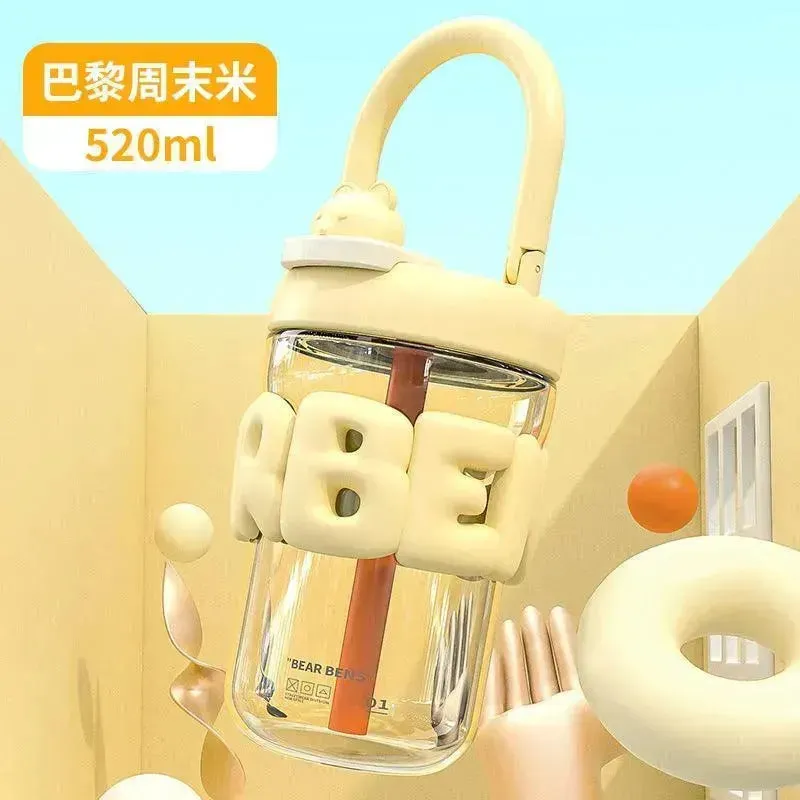 Kawaii Typographic Tritan Bottle (520 ml)