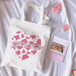 Korean Aesthetic Tote Bag
