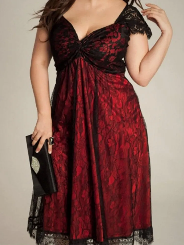 Lace Charming Mini Dress