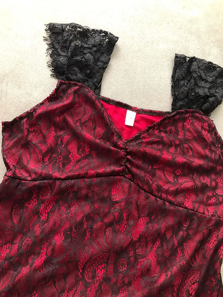 Lace Charming Mini Dress