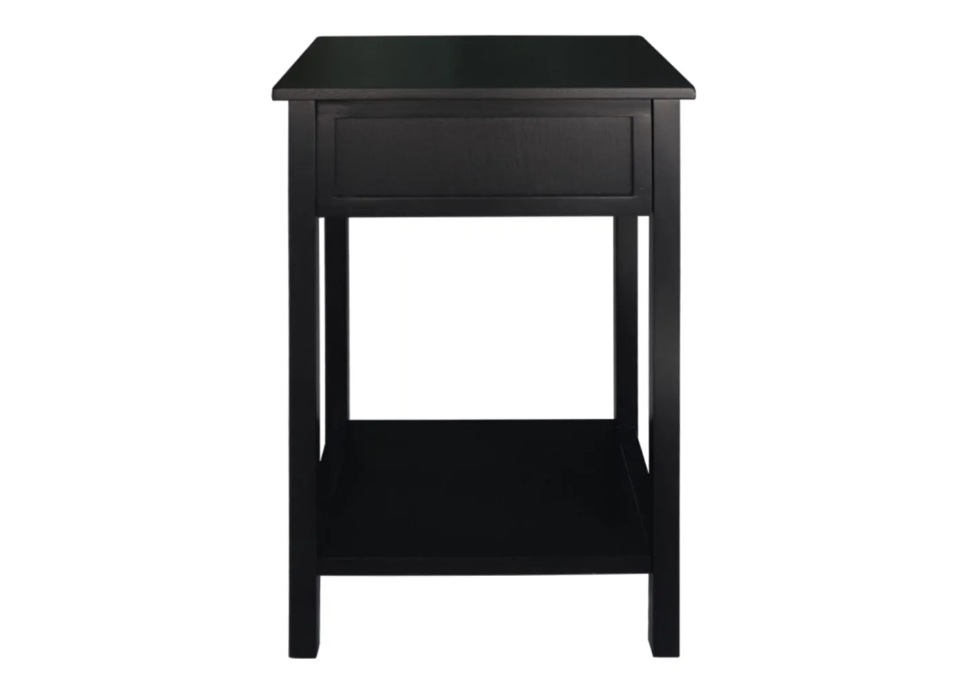 Lindon Black End Table by Lina Home