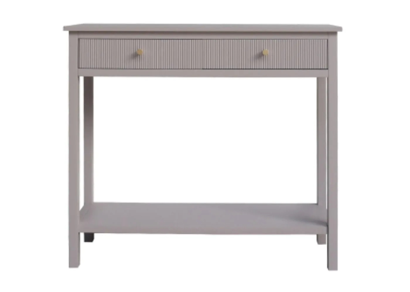 Lindon Summer Grey 2-Drawer Console Table by Lina Home