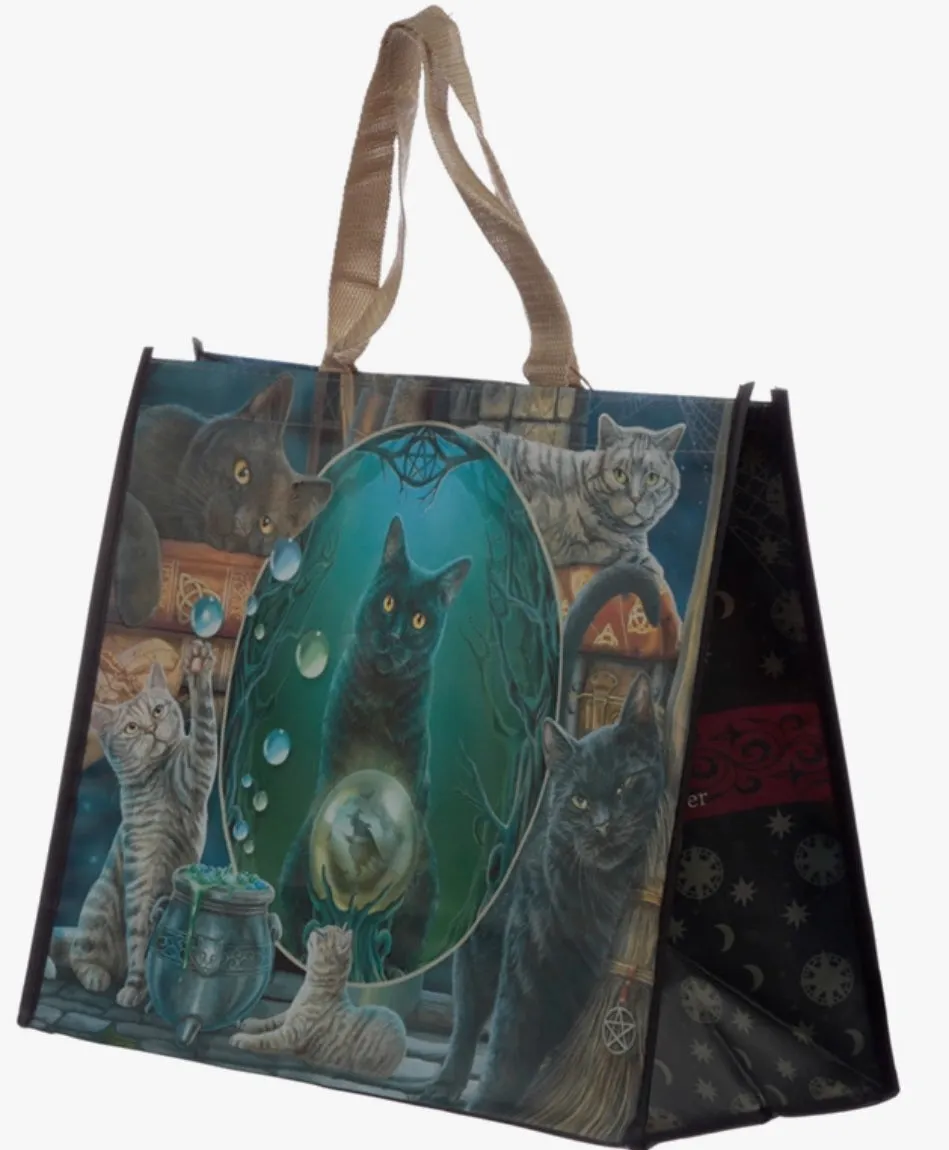 Lisa Parker Magic Cat Montage Reusable Shopping Bag